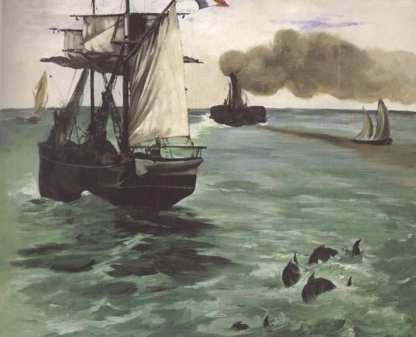 Edouard Manet Les marsouins,marins (mk40) France oil painting art